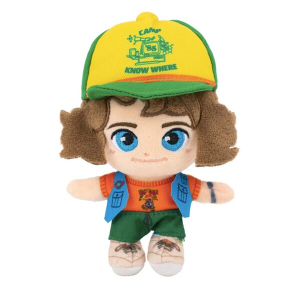 Stranger Things SET of 4 Chibi Plush 4" DUSTIN HOPPER MAX ELEVEN Embroidered New - Picture 8 of 14